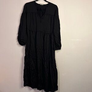 Nation LTD Long Sleeve Tiered Maxi Dress
